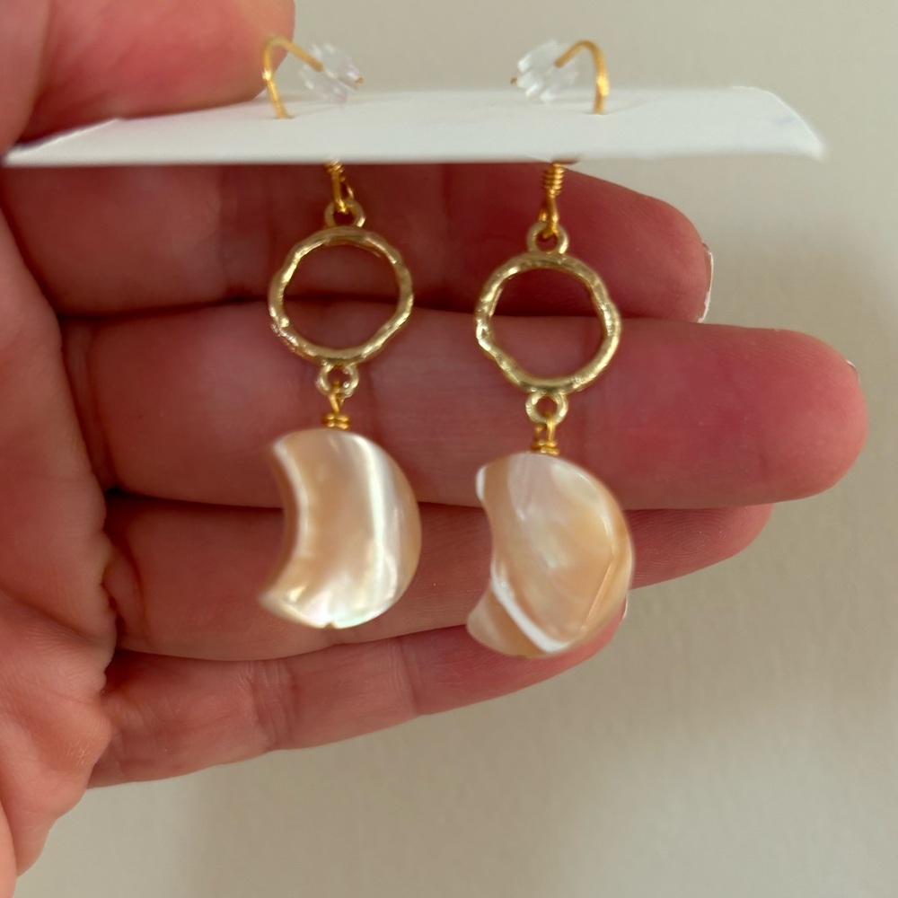 Moon earrings - Picture 3 of 3